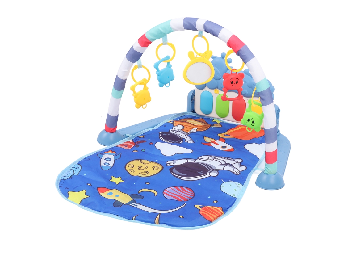 Colchoneta De Gimnasia Infantil Con Piano Musical Y Juguetes Para Bebés De 0 A 36 Meses.