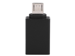 Adaptador Micro Usb Otg Para Android Con Transferencia De Datos Y Carga, Aleación De Aluminio.