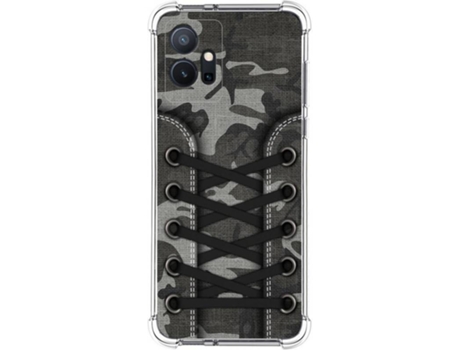 Carcasa para Vivo Y55 5G TUMUNDOSMARTPHONE Dibujos Antigolpes Zapatillas 15 Multicolor
