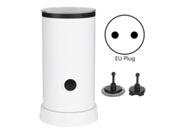 Espumador De Leche Eléctrico Automático, De Acero Inoxidable, Para Leche Caliente Y Fría, Blanco, 240 Ml, 550 W.