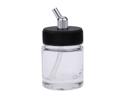 10 Botellas De Vidrio Para Aerógrafo Con Tapa Adaptadora De Ángulo De 30° Para Pinceles Neumáticos.
