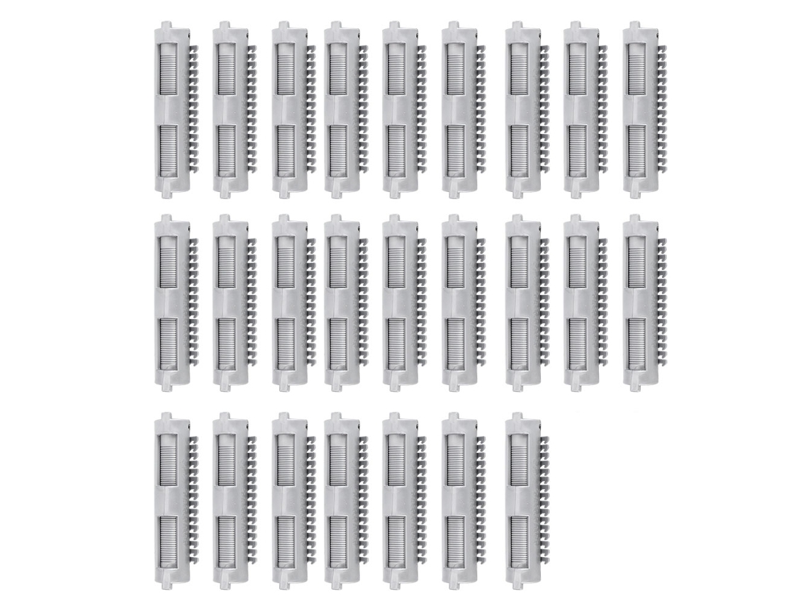 25 Piezas Varillas De Perma Para Cabello Rodillos Pinzas Herramienta De Estilismo Para Salones De Belleza