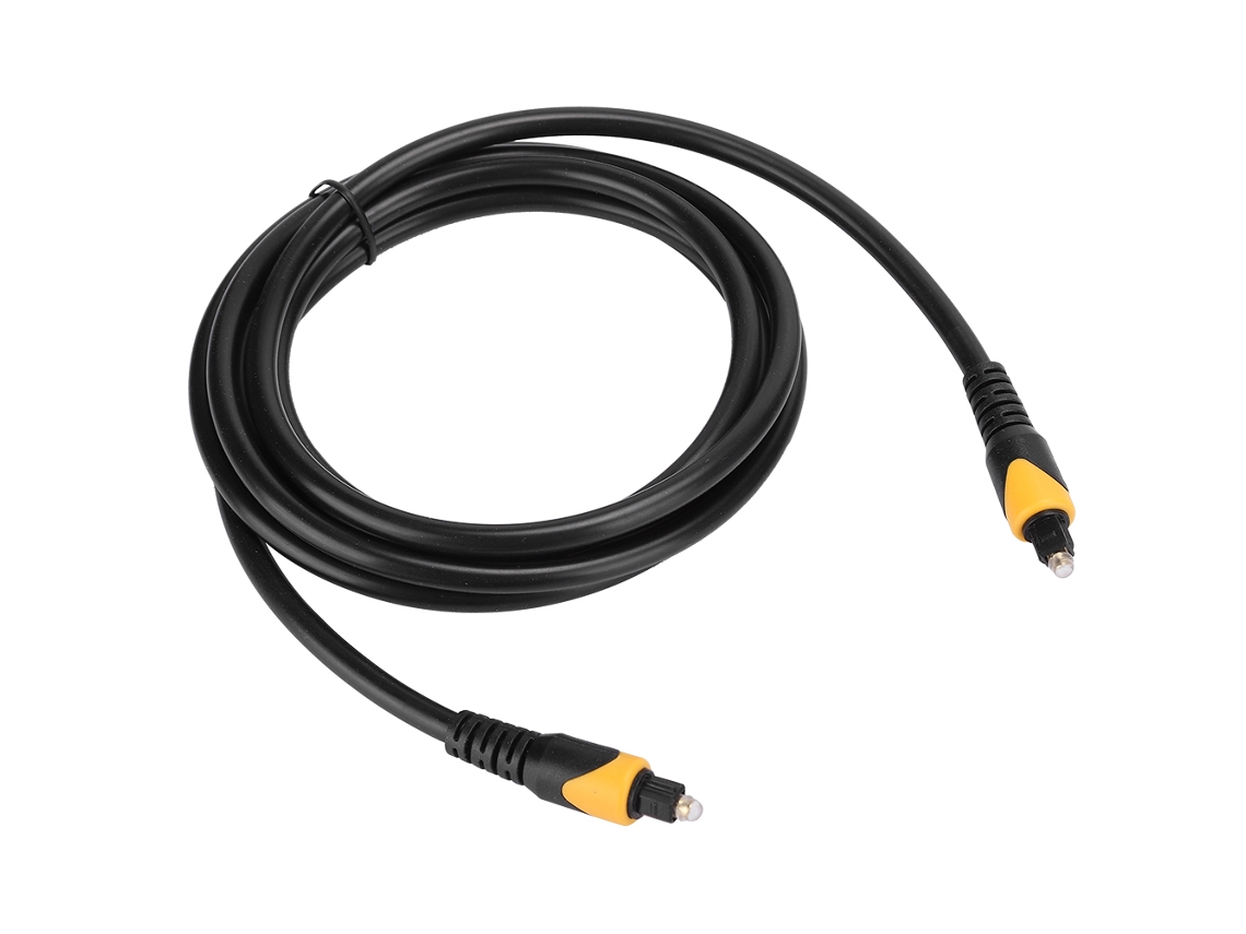 Cable coaxial de audio óptico digital de 2 m/6,56 pies para Toslink, Xbox 360, barra de sonido, amplificador, Blu-ray