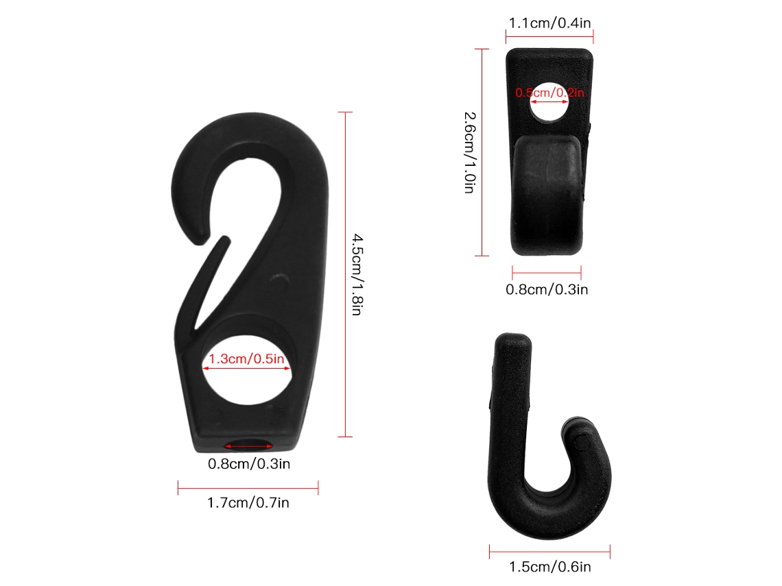 Kit De Montaje Para Kayak Con Cuerda Elástica, Ojales Acolchados, Ganchos En J Y Ganchos De Amarre.