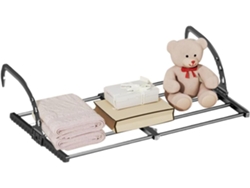 Estantería Para Cama De Dormitorio | Bandeja De Almacenamiento Plegable, Estante Retráctil Para Mesita De Noche Para Balcón O Casa
