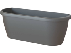 Florero ARTEVASI Pared (14.5x38.5x14.2cm - Gris)