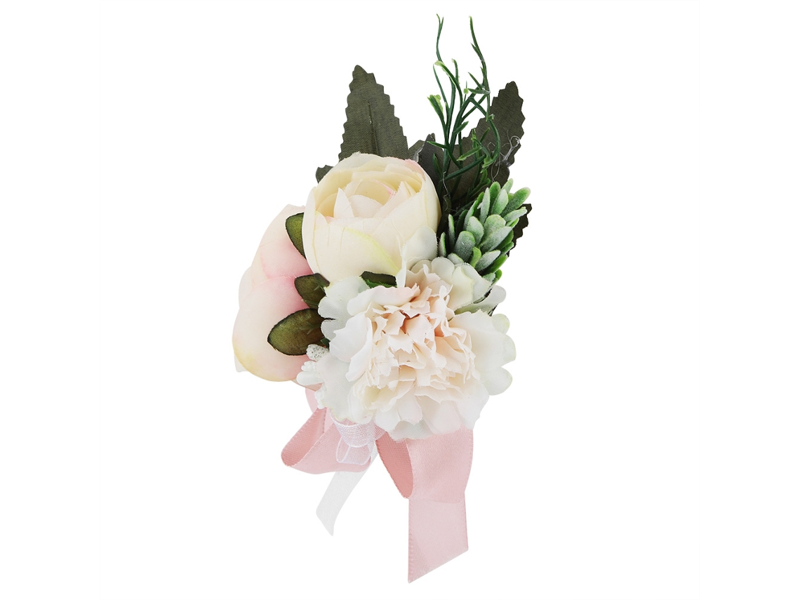 1 hermoso ramillete de flores artificiales para la muñeca, ideal para decoración de bodas de dama de honor, Aiailikill