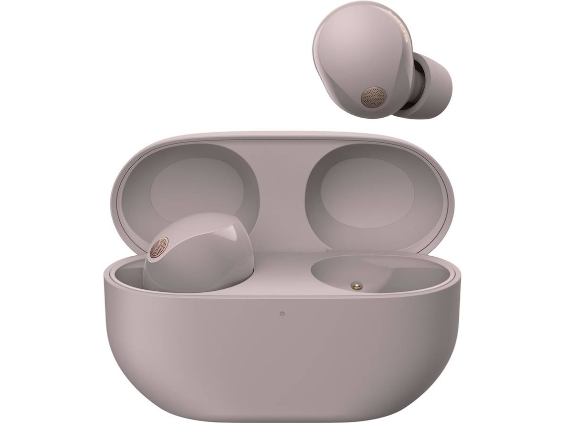 Auriculares Bluetooth True Wireless SONY WF 1000XM5 (In Ear - Micrófono - Rosa)