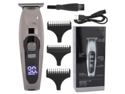 Tijeras Eléctricas Profesionales Para Corte De Cabello Con Pantalla Lcd, Recargables Y Inalámbricas, Cortapelos Hombre
