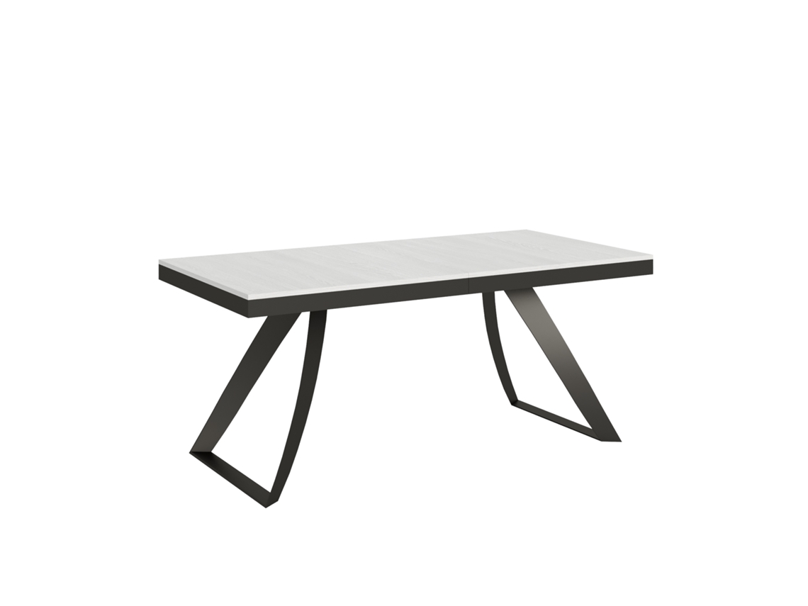 Mesa de Comedor ITAMOBY Proxy Evolution (90x180/284 - Paneles de Melamina - Fresno Blanco)