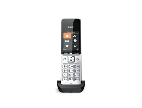 COMFORT 500HX Teléfono DECT/analógico Identificador de llamadas Negro, Plata GIGASET
