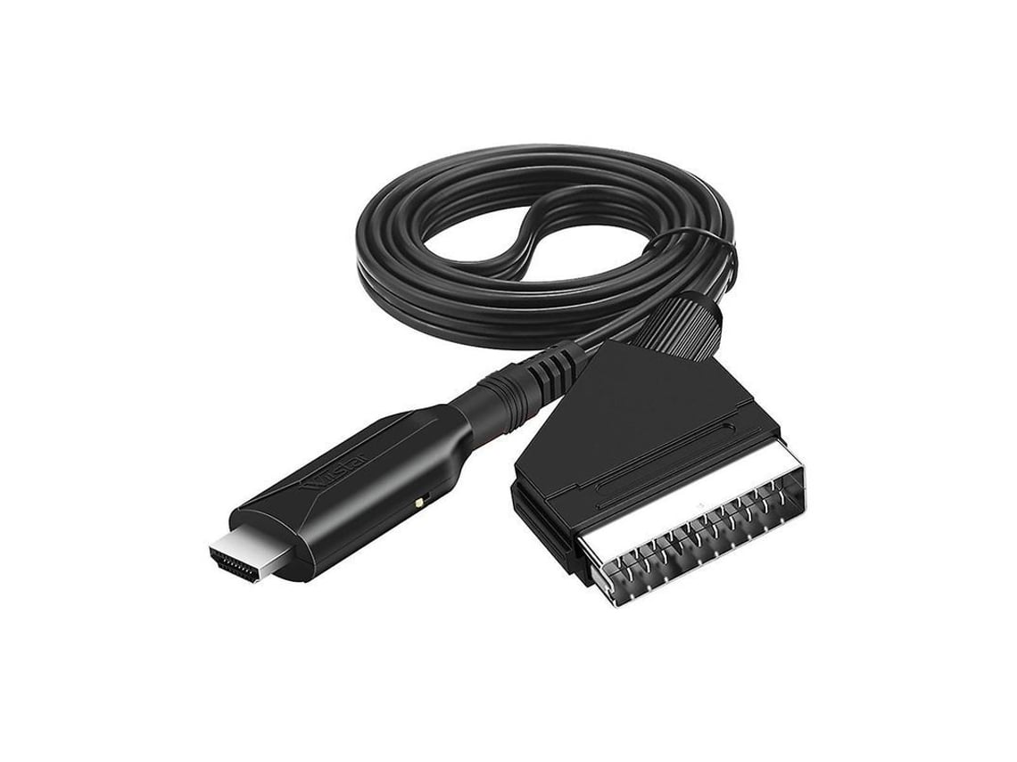 Adaptador De Audio Y Video Profesional Con Convertidor De Cable Compatible Con Scart Para Hd Tv Dvd Game