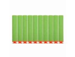 2026-100 Balas De Recarga Suaves De Espuma Eva Para Pistola De Juguete Reutilizables Accesorio (verde)