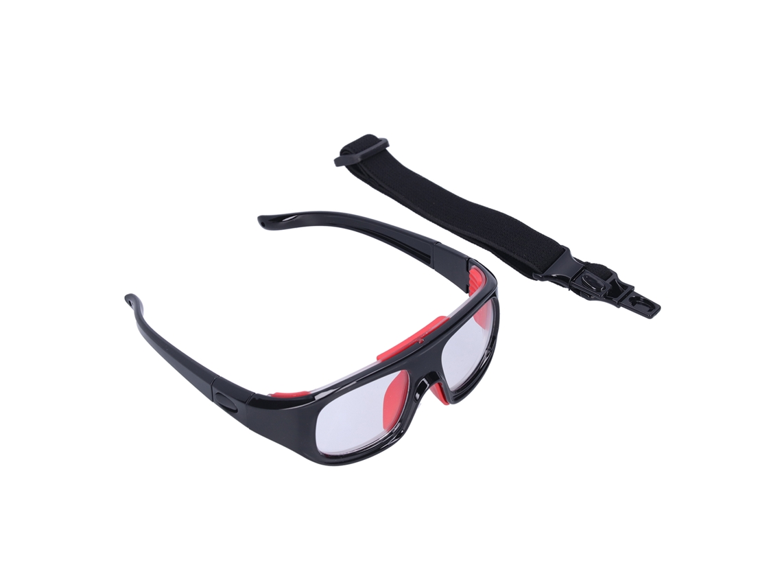 2026-gafas De Protección Ocular Deportivas Antiexplosivas Para Baloncesto Y Fútbol Seguras (negro Rojo)