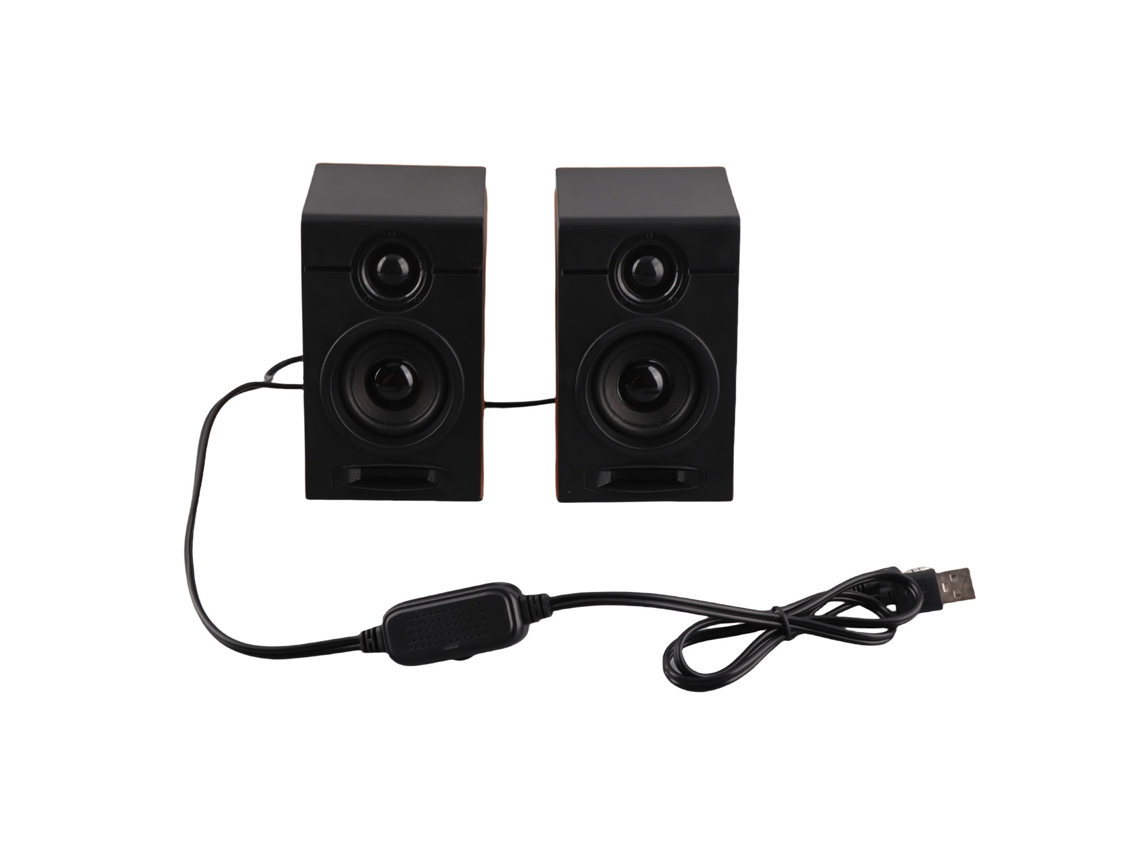 Alto-falantes Para Pc Hifi Grave Profundo Volume Ajustável Plug And Play Para Tvs Computadores Laptops Telefones