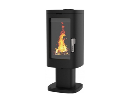 Estufa de leña de hierro fundido negro de 11,5 kw. FR9016190B - SUPRA