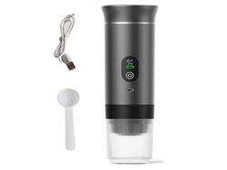 Cafetera portátil, cafetera eléctrica semiautomática, mini cafetera de viaje Chennnls