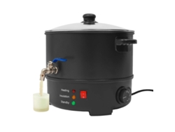 Fundidor de cera eléctrico, capacidad de 8 L, potencia de 1000 W, diseño redondo, color negro OEM