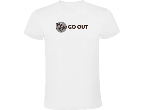 Camiseta de Hombre para Cicling KRUSKIS Go Out Blanco (M)
