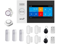 Sistemas De Seguridad Doméstica Sistema De Alarma Wifi Sin Filtro, Para Aplicación Tuya Smart Life