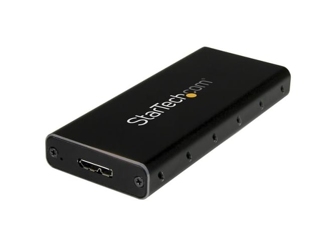 Caja Externa STARTECH.COM SM21BMU31C3 SSD M.2" Negro, Plateado