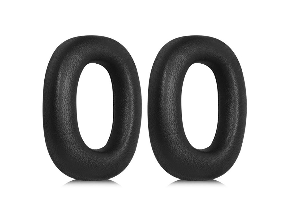 Almohadillas de espuma suave de piel de cordero negra para auriculares BW PX8 S2