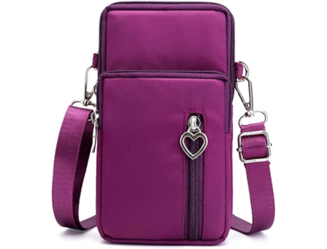 Bolso Bandolera Pequeño Para Teléfono Móvil Para Mujer Mini Bolso Bandolera Para Teléfono Móvil, Morado ZMDECQNA
