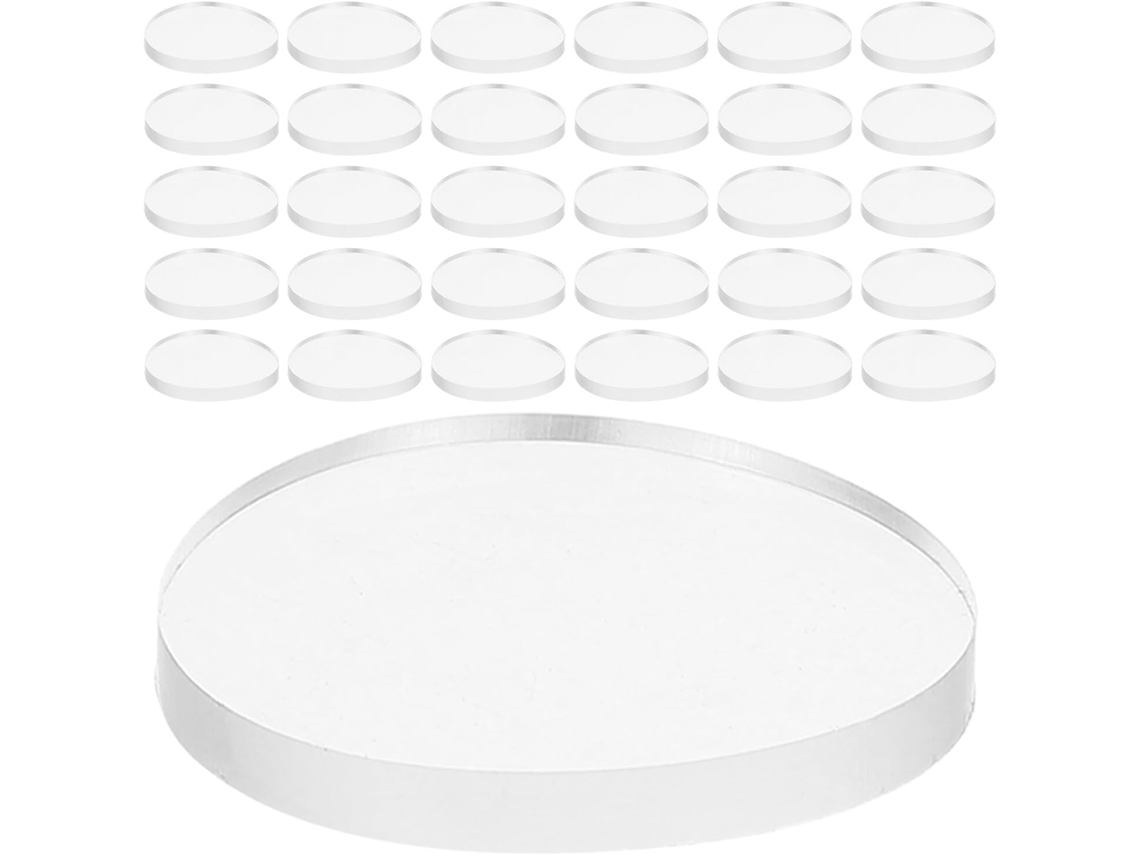 Protectores 50piezas Mantel Transparente Antideslizantes