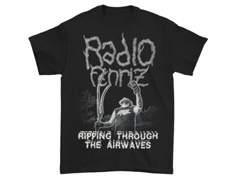 Camiseta ROCKINSTONE Radio Fenriz Ripping Through The Airwaves (XXL)