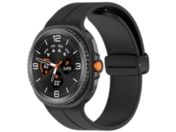 Pulsera plegable de silicona con cierre magnético para Samsung Galaxy Watch 8 de 40 mm / 44 mm