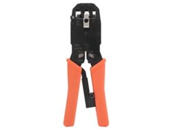Alicates De Crimpado, Pelacables De Acero, Herramienta Industrial Manual Para Cables, Color Naranja.