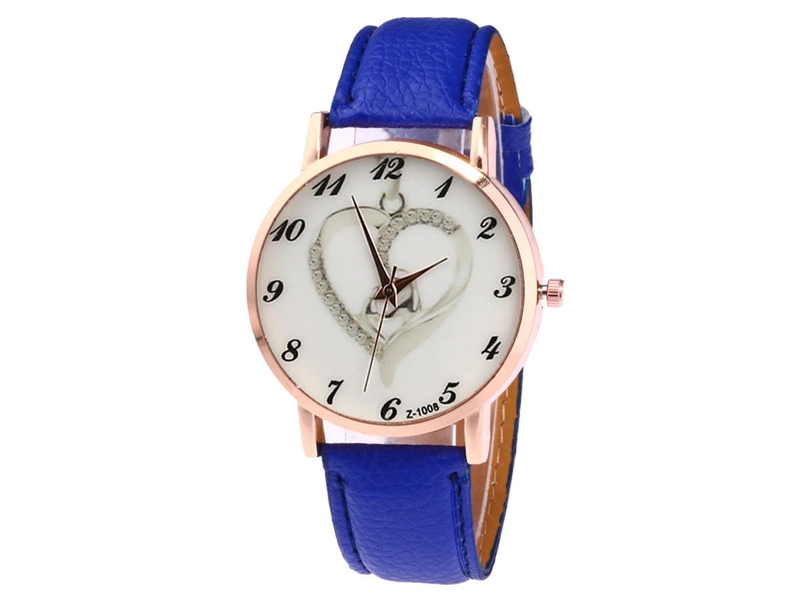 Reloj De Pulsera Zhoulianfa Z1008-ma Azul Para Hombre Y Mujer Con Movimiento De Cuarzo