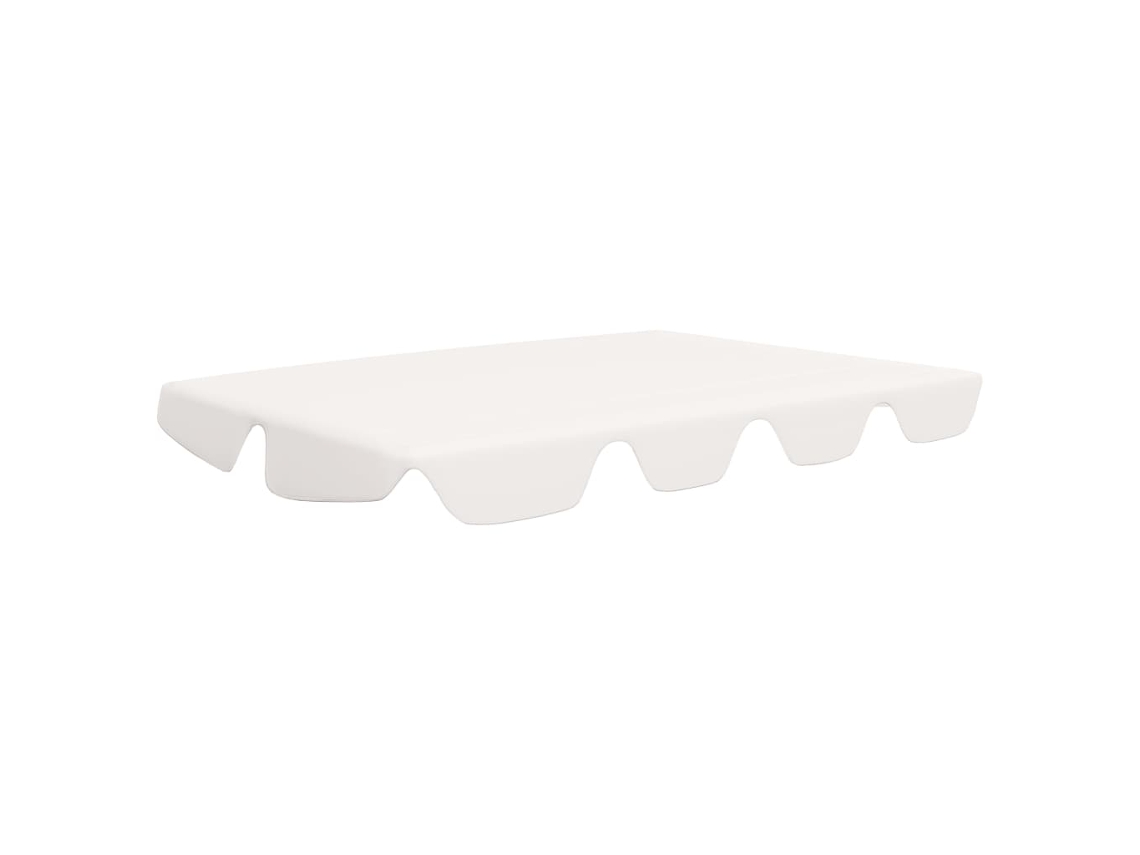 Maison Exclusive - Dosel De Repuesto Columpio De Jardín Blanco 150/130x105/70 Cm
