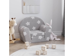 Sofá cama convertible Lovely Home Stars de tela gris (57x34/57x34)