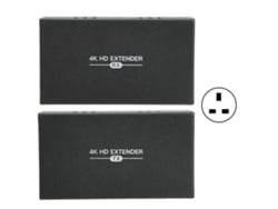 Acoplador De Interfaz Multimedia Hd 4k, Adaptador Extensor De Interfaz Multimedia Hd Para Hdtv Con Enchufe Británico