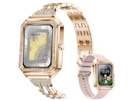 Reloj inteligente para mujer, reloj inteligente deportivo, Monitor de pista, llamada Bluetooth, reloj de marca para mujer para regalo VEANXIN