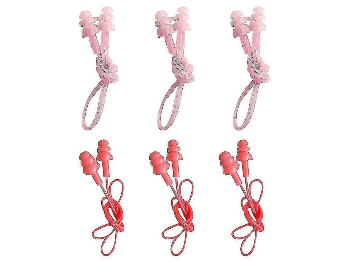 6 Pares De Tapones Para Los Oídos De Gel De Silicona Suave Antirruido Para Adultos Y Niños, Ideales Para Dormir Y Nadar.