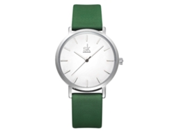 Reloj De Pulsera De Cuarzo Para Mujer Zhoulianfa Rosa Y Rojo Con Correa De Cuero Sintético.
