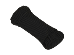 Cuerda De Trabajo Poliéster Negro 3 Mm 500 M