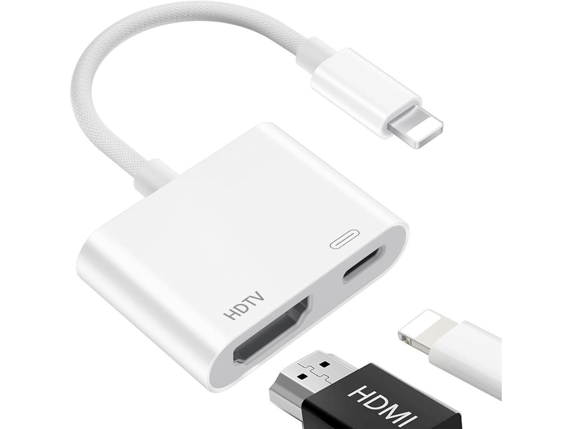 Adaptador Lightning A Hdmi Certificado Mfi 1080p Con Sincronización Audio Vídeo Iphone Ipod