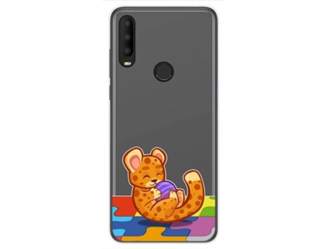 Carcasa Alcatel 3X 2020 TUMUNDOSMARTPHONE Dibujos Transparente Multicolor