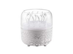 Difusor de aroma con forma de medusa, humidificador USB giratorio con luz ambiental de colores. Mdug (blanco)
