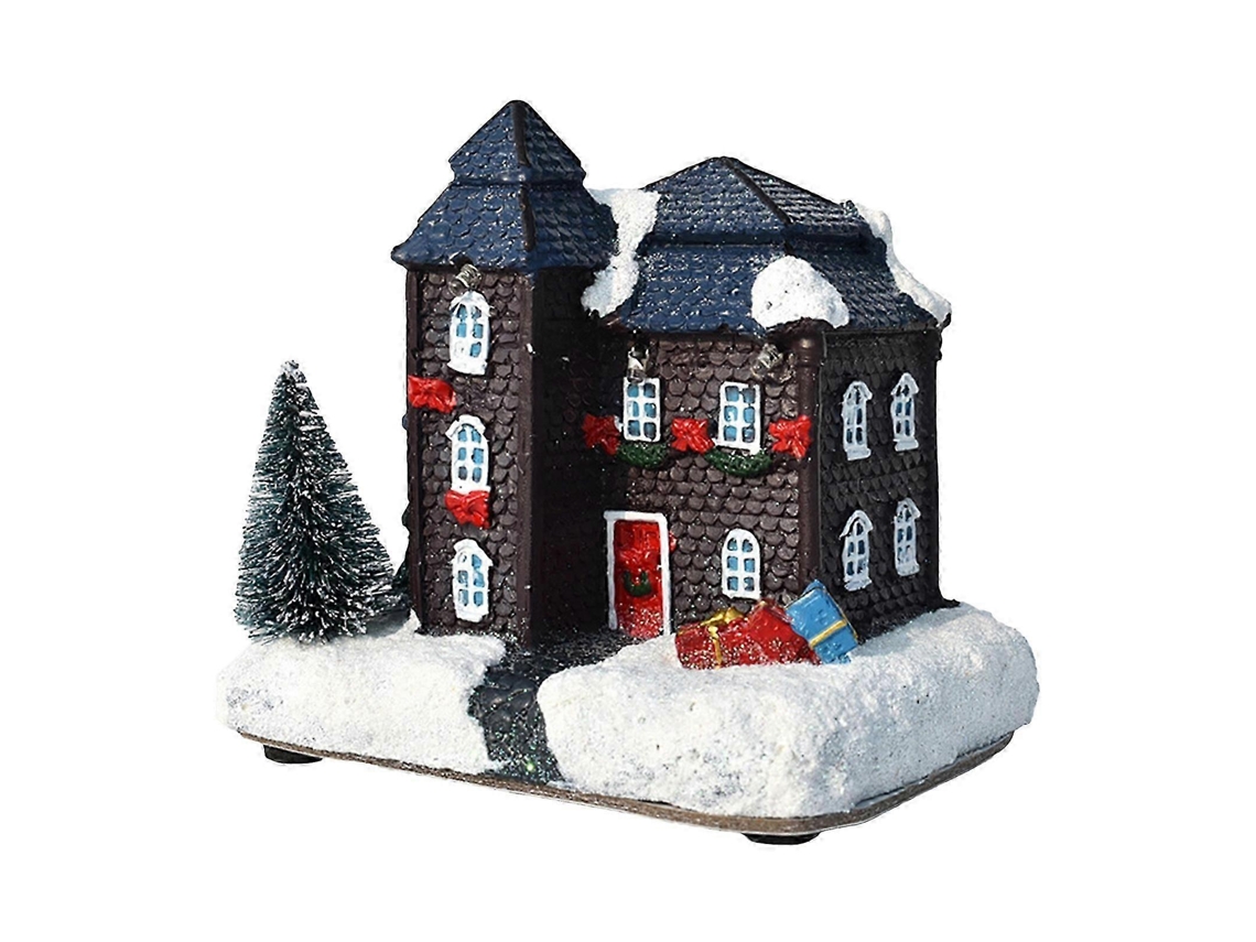 Molde de nieve LED luminoso Mengxi para el hogar, decoración navideña, adorno de regalo Hengjian