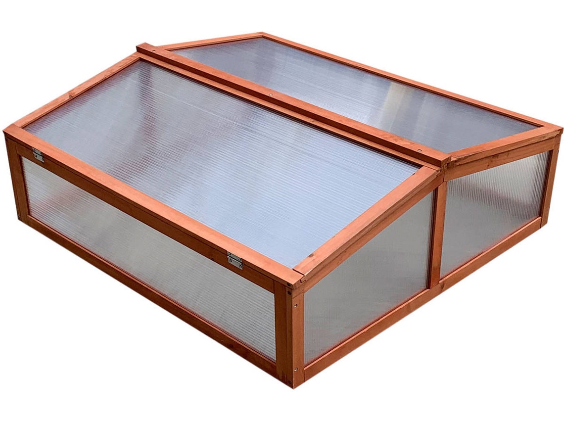 Invernadero GARDIUN Wooden Ii 90x82x32 cm en Madera y Policarbonato - Knh1205