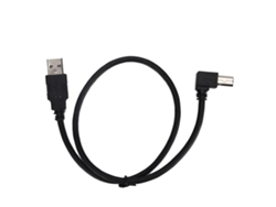 Baoj-2026novocabo Usb-a A Usb-b Com Ângulo Retto 0,5m Negro
