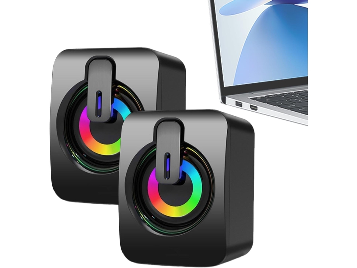 Altavoces De Cable De Mesa, Altavoces Rgb Para Pc Con Cable, Altavoces Domésticos Para Juegos, Ver Películas, Música De Películas Gusshious