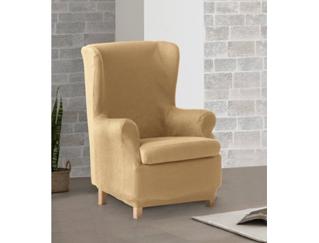 Funda de Sillón EIFFEL TEXTILE Rústica Ala Elástica (Beis - Poliéster - 70x90 cm)