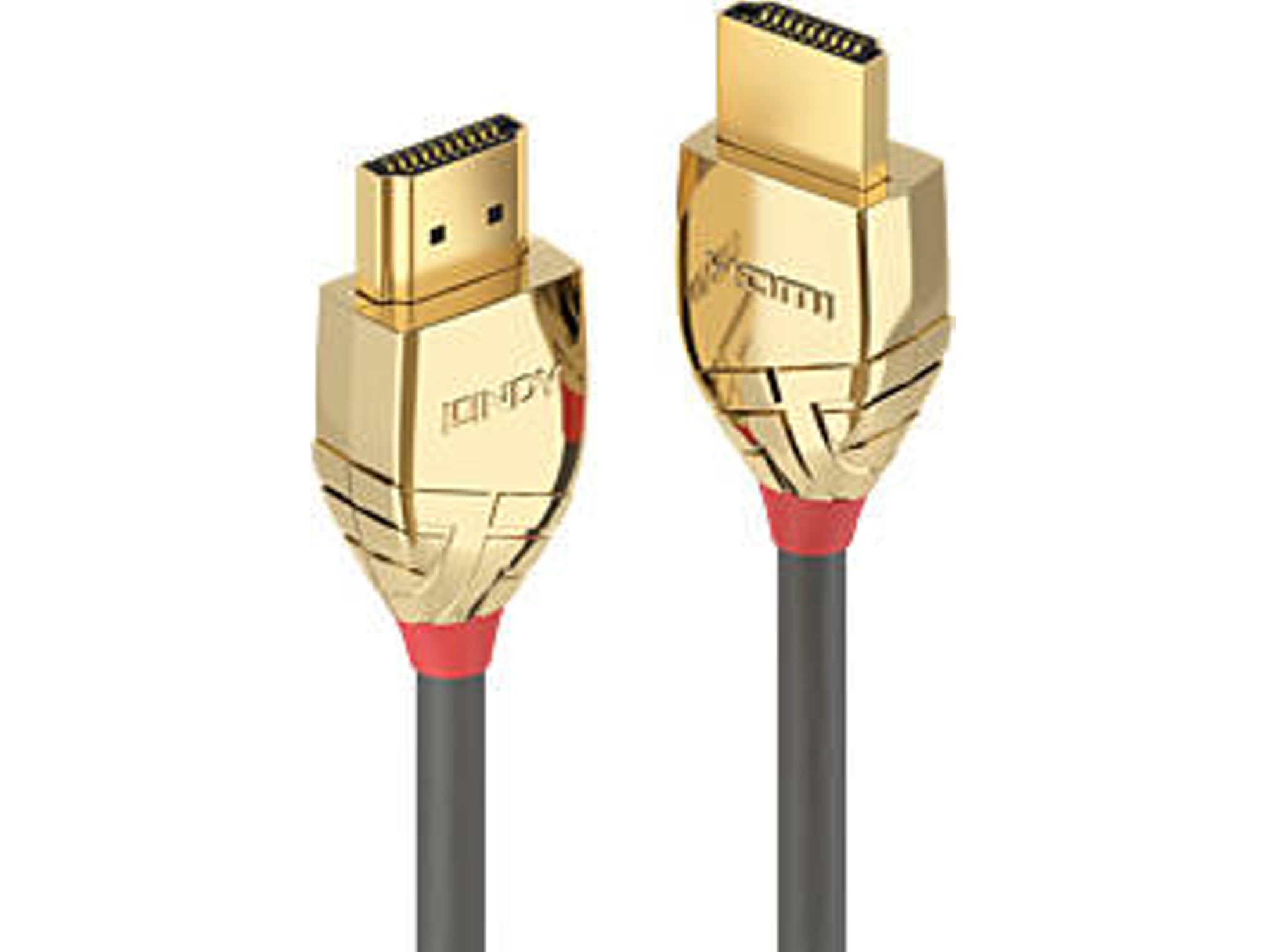 Cable HDMI LINDY (5 m - Dorado)