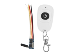 Mini Interruptor De Control Remoto Con Receptor De Alta Sensibilidad Para Luces Led De 3,5-12 V Cc.