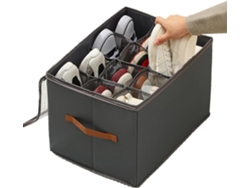Organizador Zapatos Armario Estante Plegable Tacones Almacenamiento Divisores Ajustables Transparente Estar
